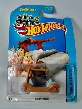 2014 Hot Wheels The Flintstones The Flintmobile HW City 2014 1/64 New 83/250